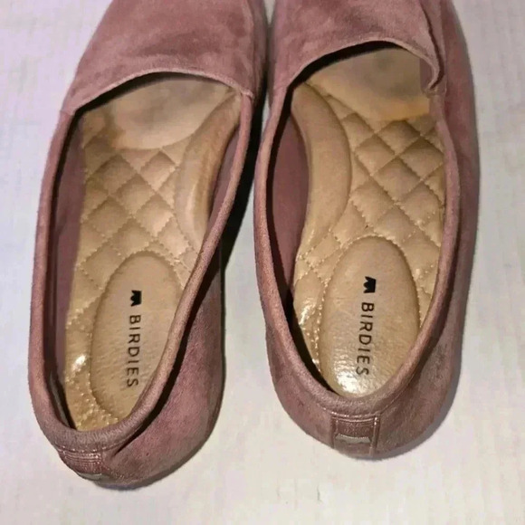 Birdies Vesper Suede Flat Rosewater Mauve SZ 5 - Picture 5 of 8